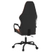 Silla gaming cuero sintético negro y naranja