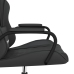 Silla gaming cuero sintético negro