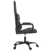 Silla gaming cuero sintético negro y camuflaje