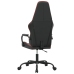 Silla gaming cuero sintético negro y rojo