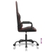 Silla gaming cuero sintético negro y rojo