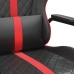 Silla gaming cuero sintético negro y rojo