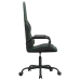 Silla gaming cuero sintético negro y verde