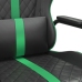 Silla gaming cuero sintético negro y verde