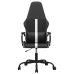 Silla gaming cuero sintético negro y blanco