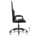 Silla gaming cuero sintético negro y blanco