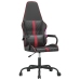 Silla gaming cuero sintético negro y rojo vino tinto