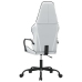 Silla gaming cuero sintético blanco y negro