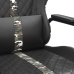 Silla gaming cuero sintético negro y camuflaje