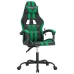 Silla gaming cuero sintético negro y verde