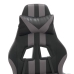 Silla gaming cuero sintético negro y gris