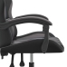 Silla gaming cuero sintético negro y gris