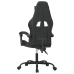 Silla gaming cuero sintético negro