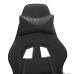 Silla gaming cuero sintético negro