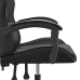 Silla gaming cuero sintético negro