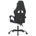 Silla gaming cuero sintético negro y azul