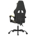 Silla gaming cuero sintético negro y dorado