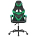 Silla gaming cuero sintético negro y verde