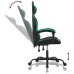 Silla gaming cuero sintético negro y verde