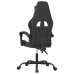 Silla gaming cuero sintético negro