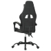 Silla gaming cuero sintético negro y camuflaje