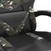 Silla gaming cuero sintético negro y camuflaje