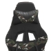 Silla gaming cuero sintético negro y camuflaje