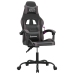 Silla gaming cuero sintético negro y gris