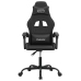 Silla gaming cuero sintético negro