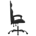 Silla gaming cuero sintético negro