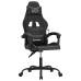 Silla gaming cuero sintético negro