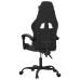 Silla gaming cuero sintético negro y gris