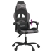 Silla gaming cuero sintético negro y gris