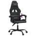 Silla gaming cuero sintético negro