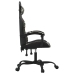 Silla gaming cuero sintético negro y camuflaje