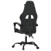 Silla gaming cuero sintético negro y camuflaje