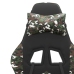 Silla gaming cuero sintético negro y camuflaje