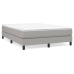 Cama sin colchón tela gris claro 140x190 cm