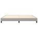 Cama sin colchón tela gris claro 200x200 cm