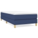 Estructura de cama sin colchón tela azul 100x200 cm