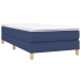 Estructura de cama sin colchón tela azul 100x200 cm