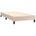 vidaXL Estructura de cama de cuero sintético capuchino 100x200 cm