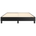 Estructura de cama sin colchón cuero sintético negro 140x200 cm