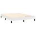 Estructura de cama sin colchón cuero sintético blanco 140x200cm