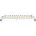 Estructura de cama sin colchón cuero sintético blanco 140x200cm
