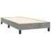 vidaXL Estructura de cama de terciopelo gris claro 80x200 cm