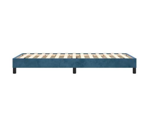 vidaXL Estructura de cama de terciopelo azul 80x200 cm