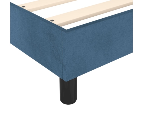 vidaXL Estructura de cama de terciopelo azul 80x200 cm