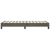 Estructura de cama sin colchón terciopelo gris oscuro 90x200 cm