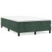 Estructura cama sin colchón terciopelo verde oscuro 120x200 cm